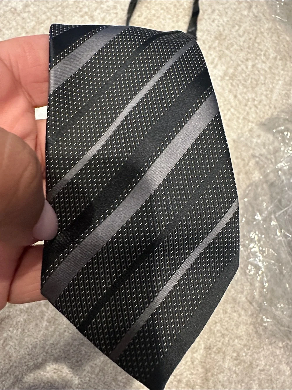 Children’s place Black Striped Necktie